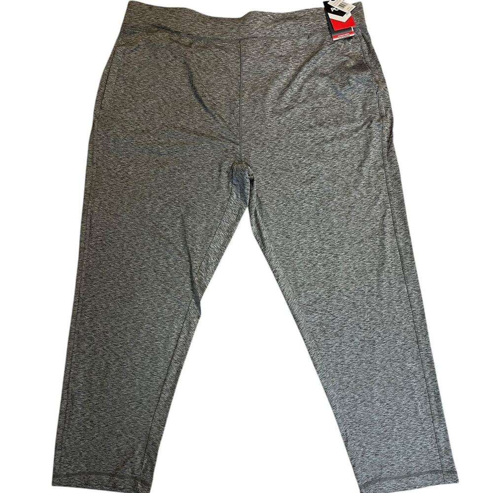 NWT Pony Steel Space Dye Grey Mens XXLarge Active Stretch Straight Leg Pant